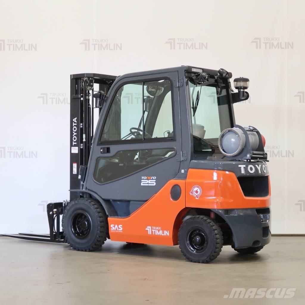 Toyota 02-8FGF25 Gázüzemű targoncák