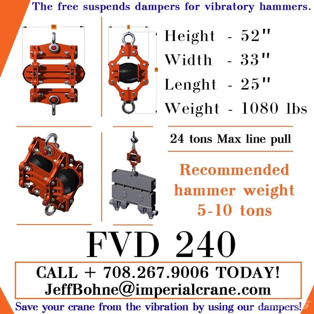  Finaros FVD 240 Hidraulikus cölöpverők