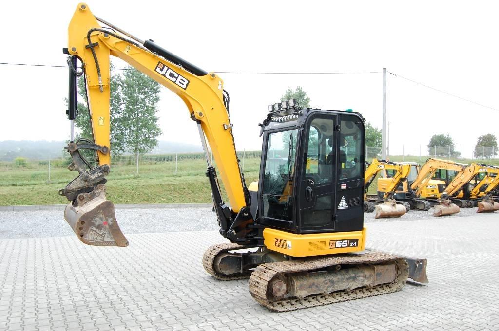 JCB 55Z-1 Aircon Mini kotrók < 7t