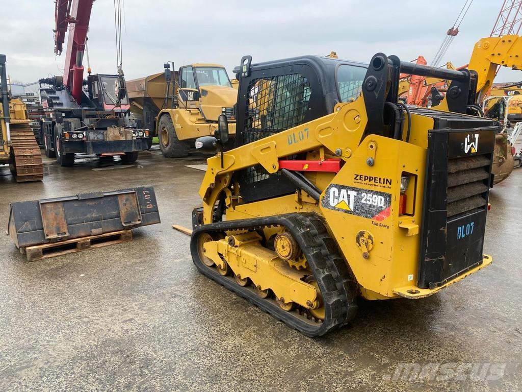 CAT 259D NVT Lánctalpas homlokrakodók