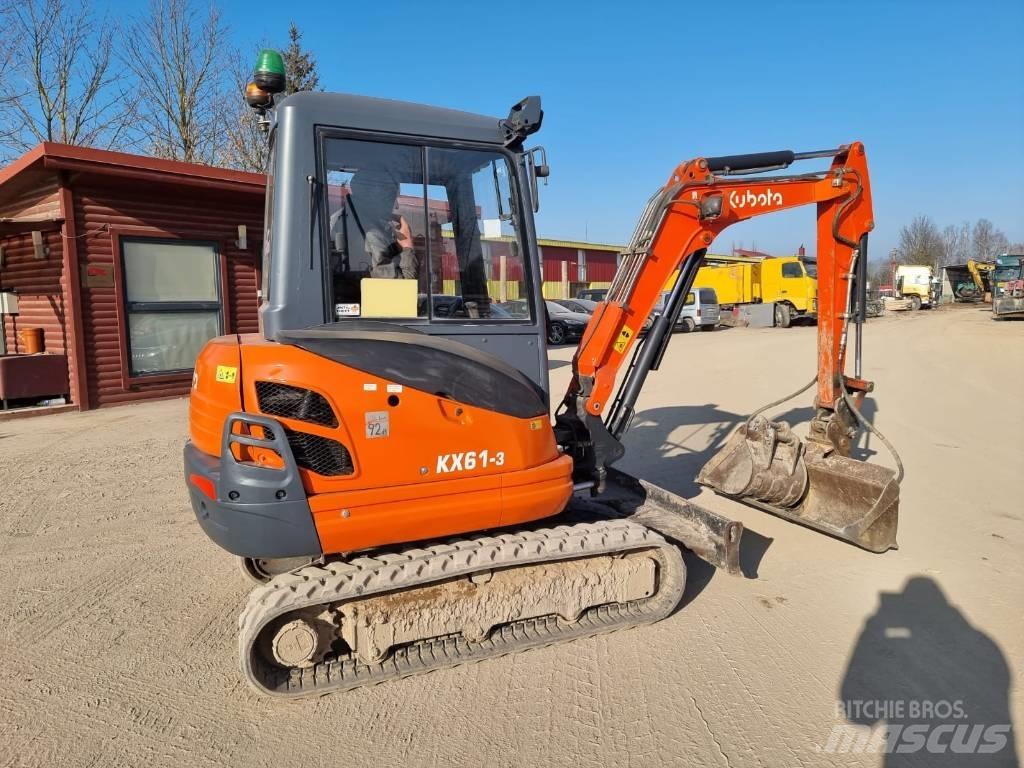 Kubota KX 61-3 Mini kotrók < 7t