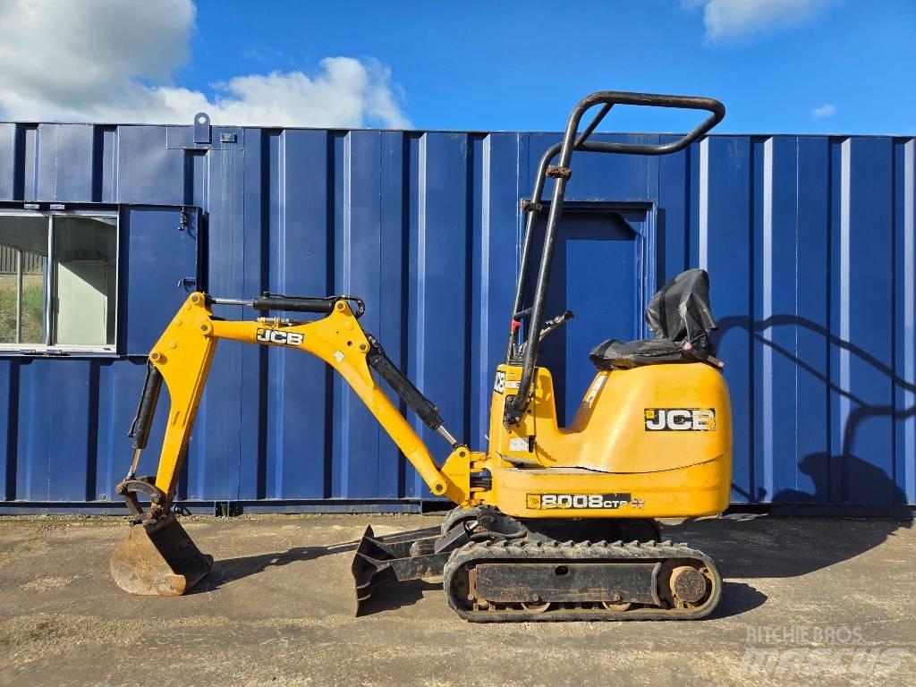 JCB 8008 CTS 3 Bkts Mini kotrók < 7t