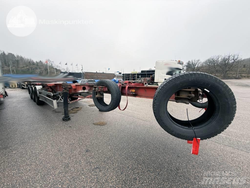 Fliegl SDS 400 Konténerkeret / Konténeremelő félpótkocsik