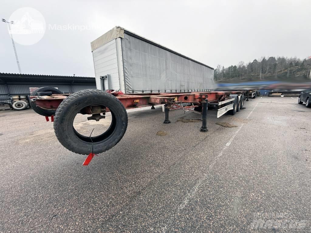 Fliegl SDS 400 Konténerkeret / Konténeremelő félpótkocsik