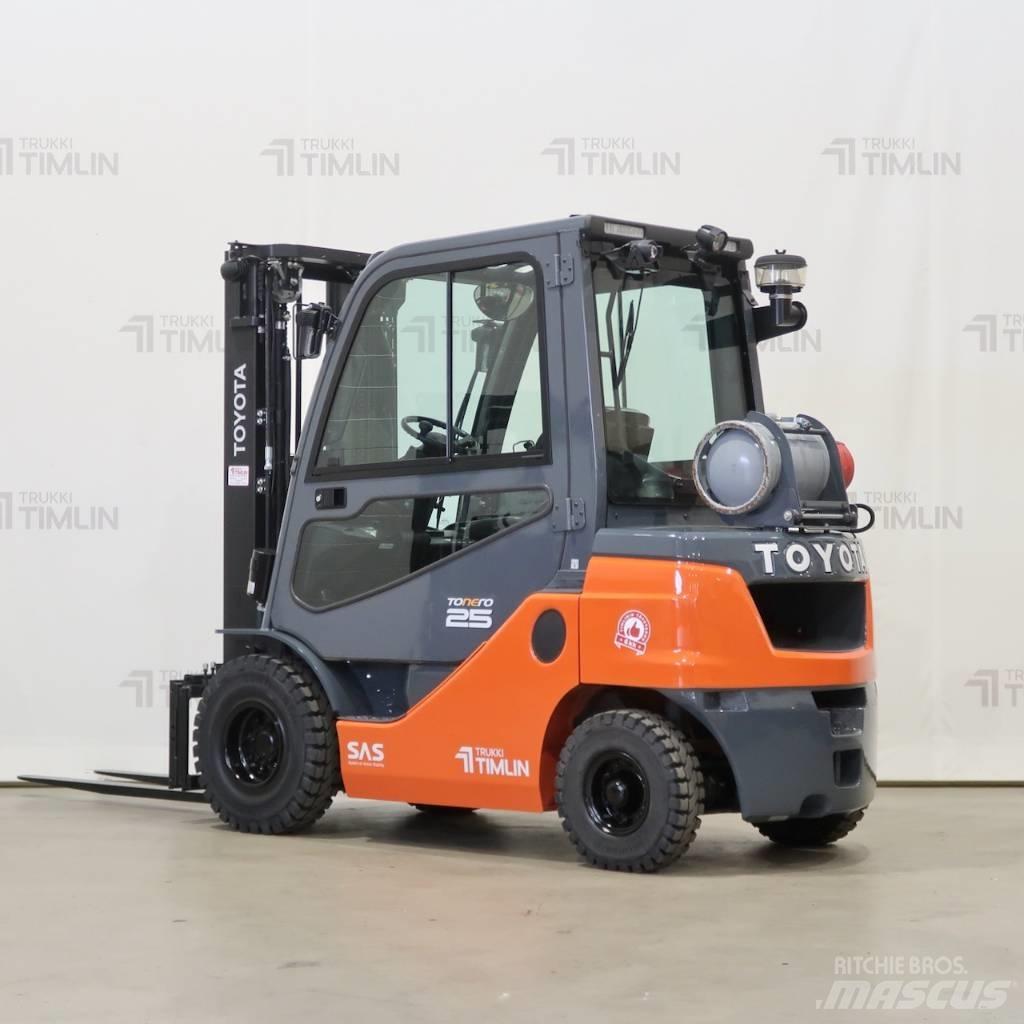 Toyota 02-8FGF25 Gázüzemű targoncák