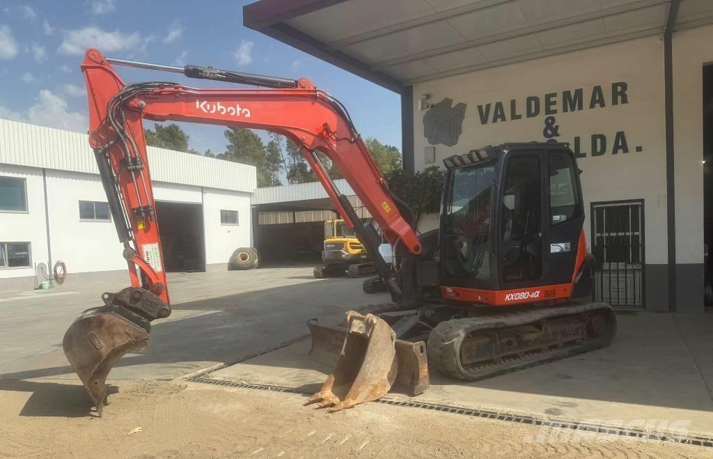 Kubota KX 080-4 Közepes (midi) kotrók 7 t - 12 t