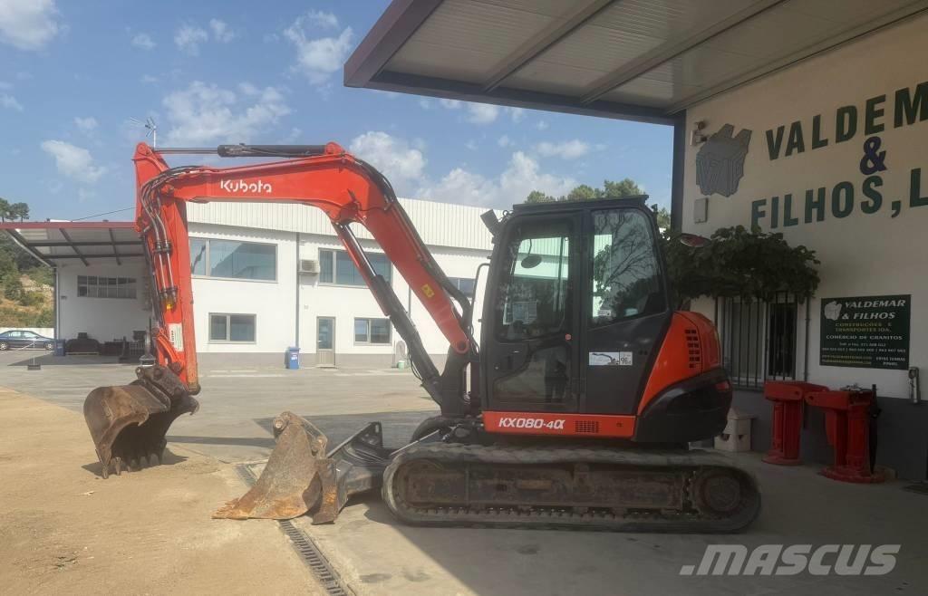 Kubota KX 080-4 Közepes (midi) kotrók 7 t - 12 t