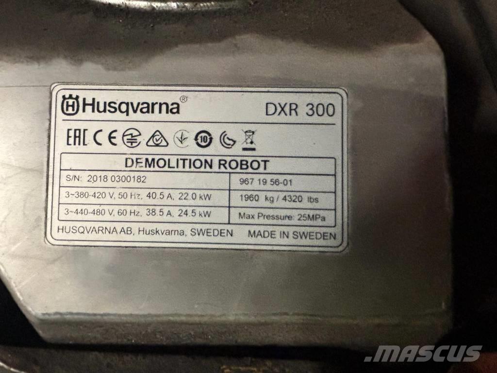 Husqvarna DXR 300 Bontásra használt kotrók