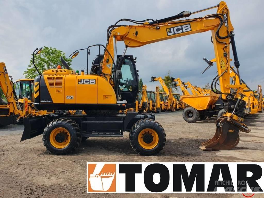 JCB JS 145 W Gumikerekes kotrók