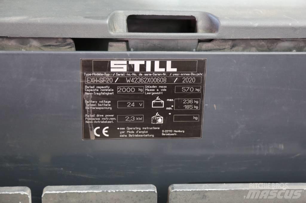 Still EXH-SF20 Vezetőállásos alacsony emelőkocsi