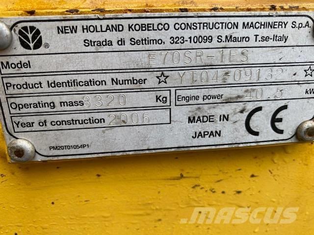 New Holland E 70 SR Közepes (midi) kotrók 7 t - 12 t