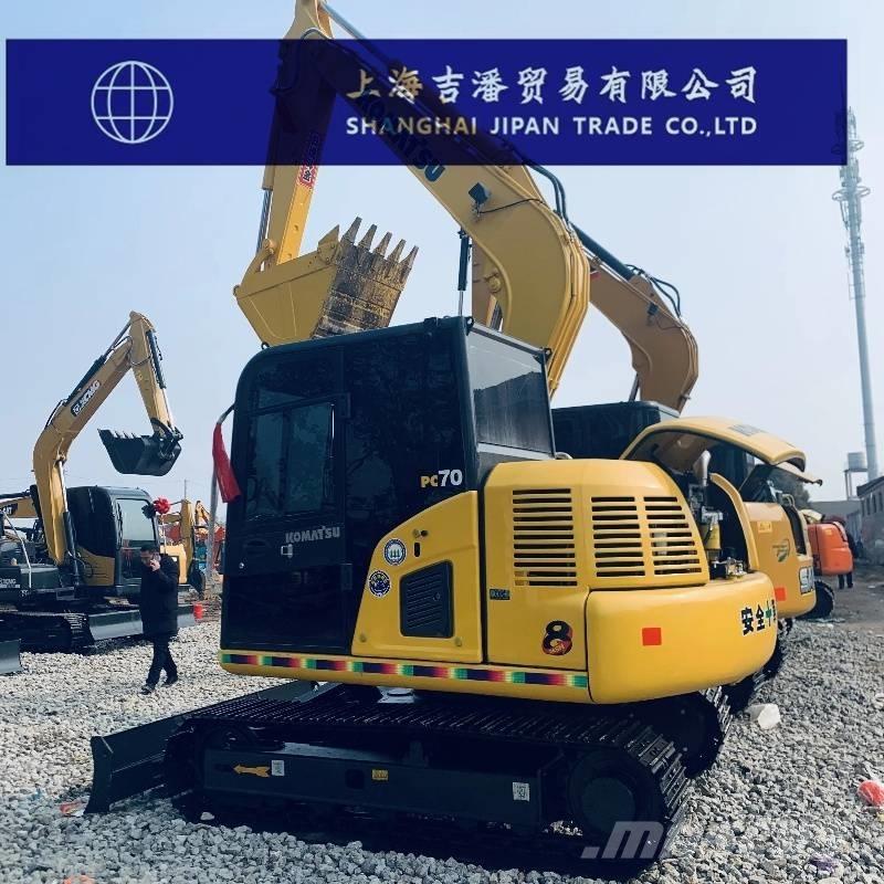 Komatsu PC 70 Mini kotrók < 7t