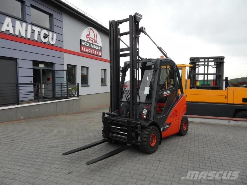 Linde H25T-02 Gázüzemű targoncák