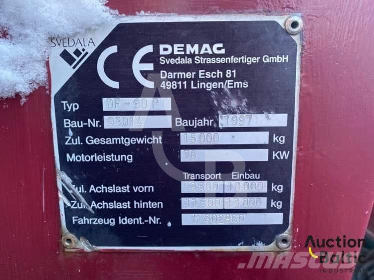 Demag DF 90 P Aszfalt terítõ gépek