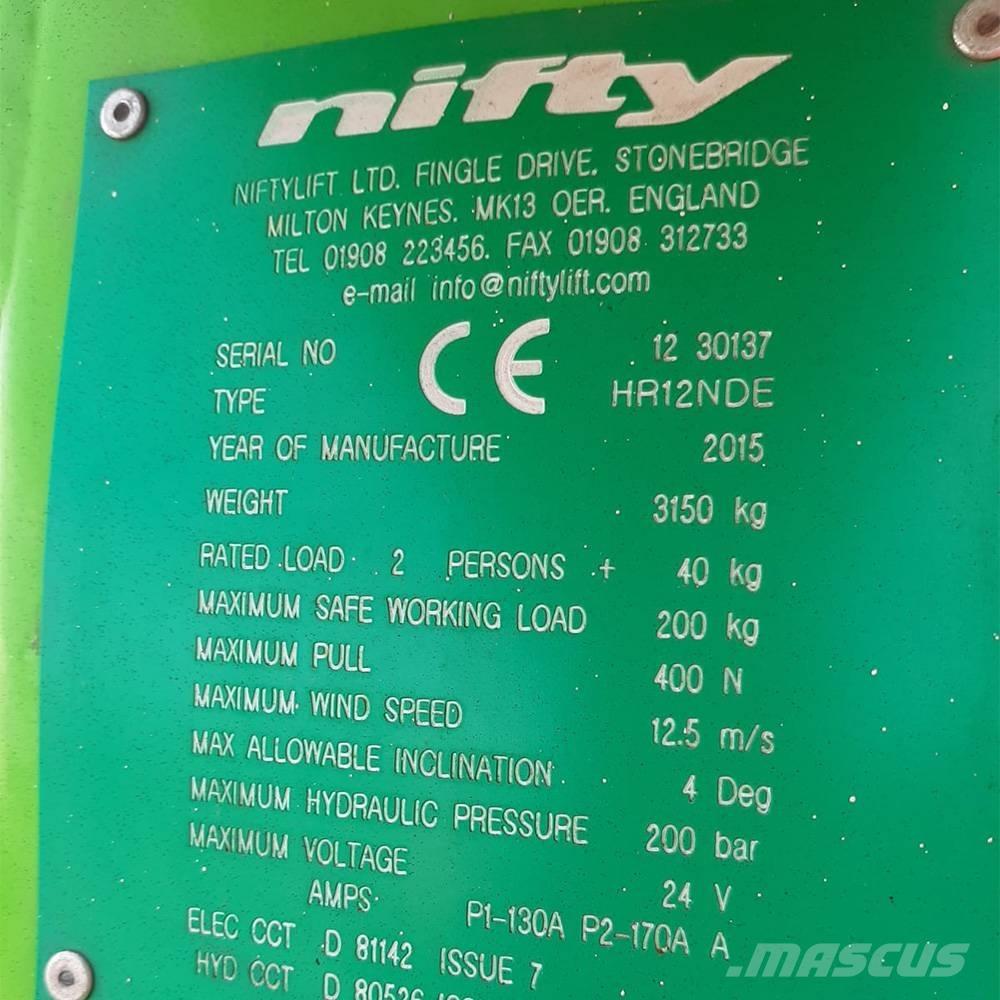 Niftylift HR 12 Karos emelők