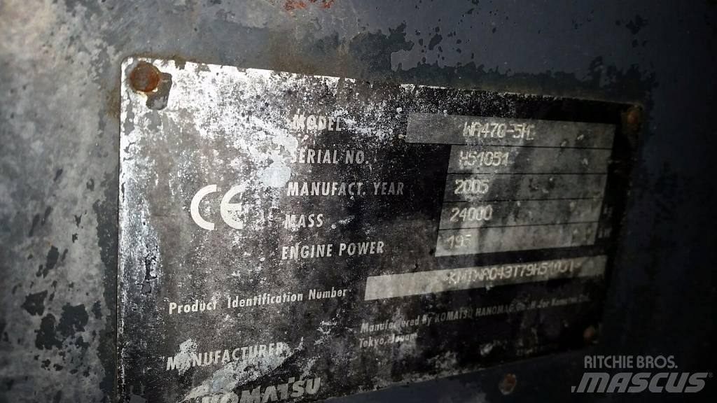 Komatsu WA470-5 Gumikerekes homlokrakodók