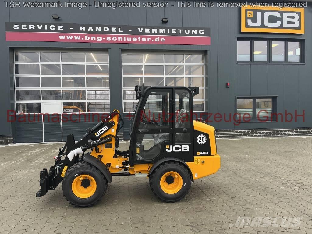 JCB 403 Gumikerekes homlokrakodók