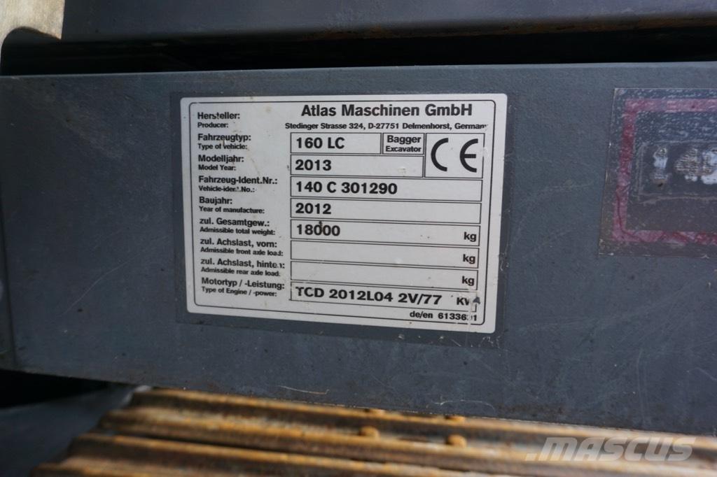 Atlas 160 LC Lánctalpas kotrók