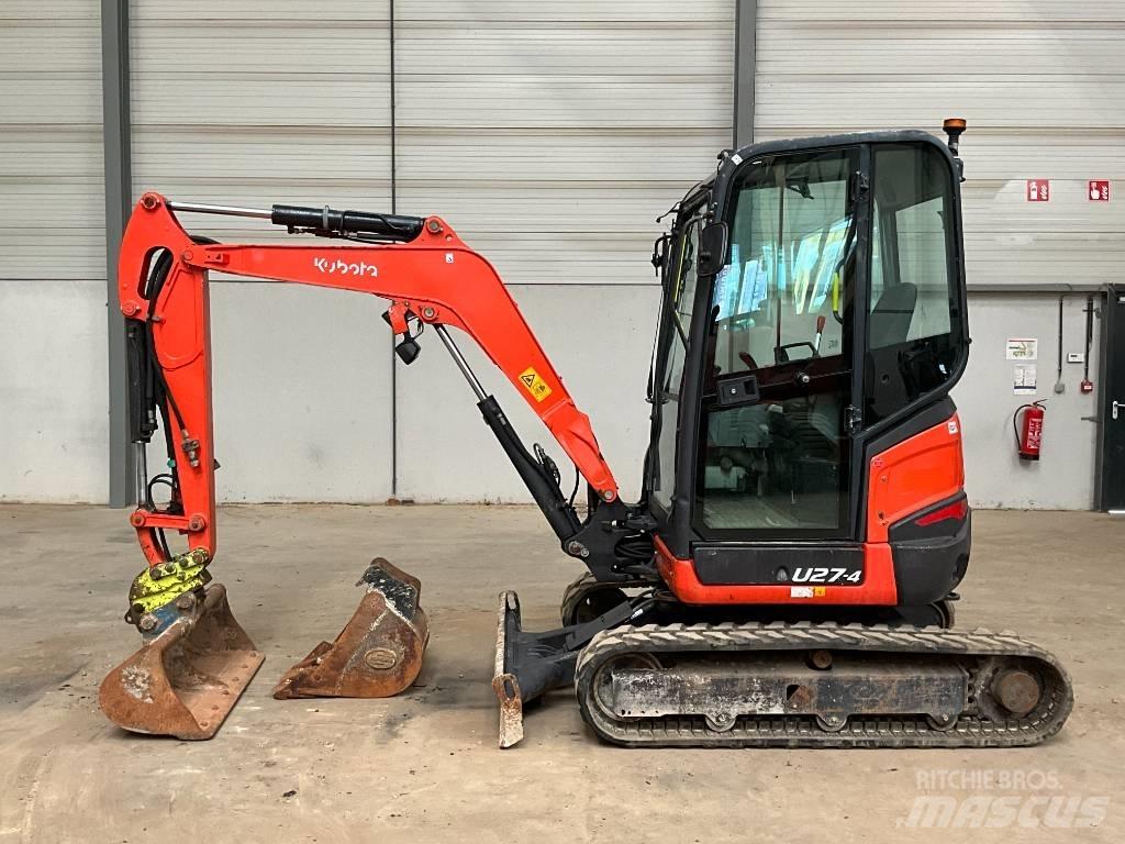 Kubota U 27-4 Mini kotrók < 7t