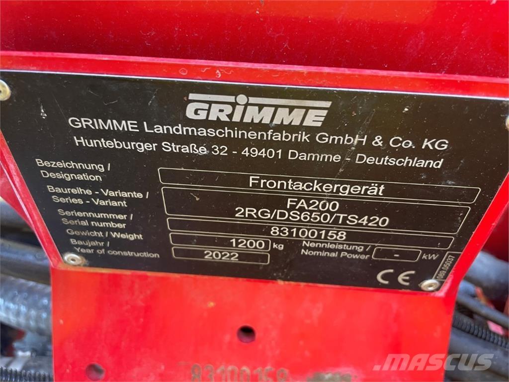 Grimme FA 200 Burgonyagépek - Egyebek