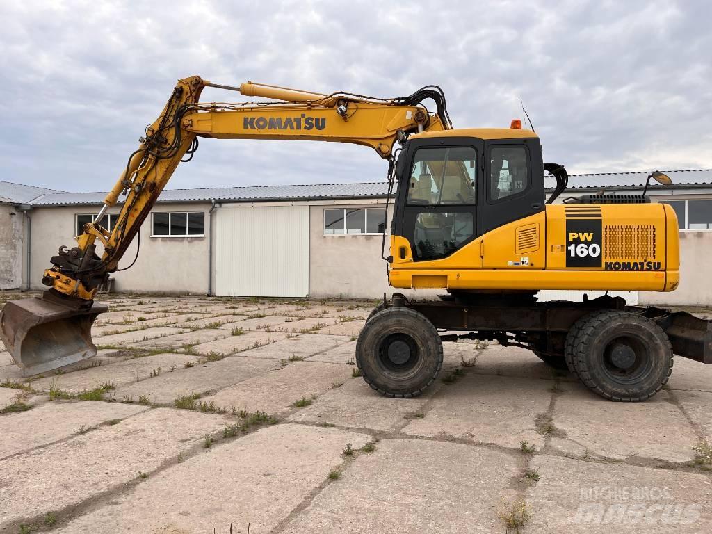 Komatsu 160 PW Gumikerekes kotrók