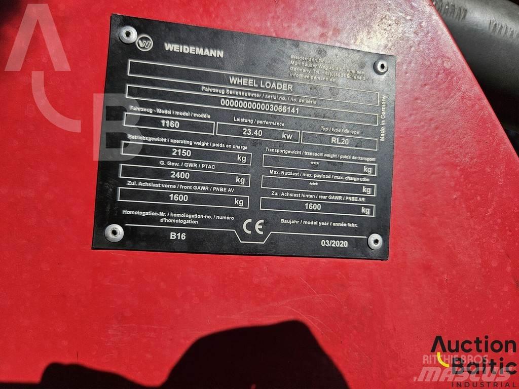 Weidemann 1160 Gumikerekes homlokrakodók