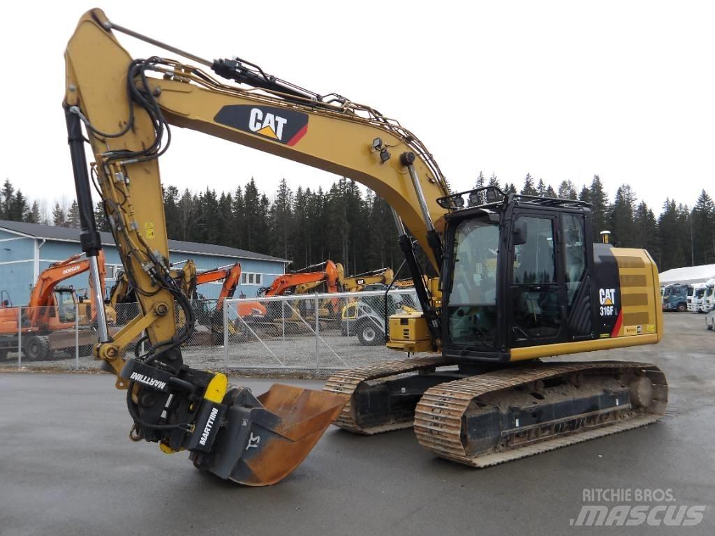 CAT 316 F Lánctalpas kotrók