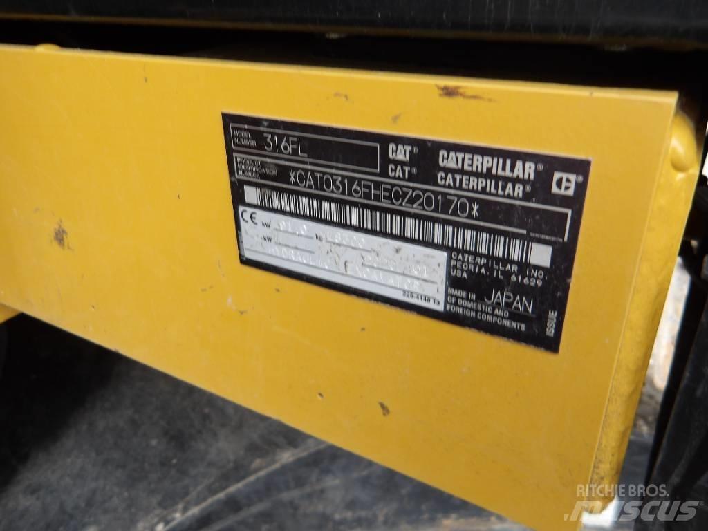 CAT 316 F Lánctalpas kotrók