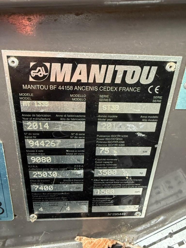 Manitou MT 1335 ST3B Teleszkópos rakodók