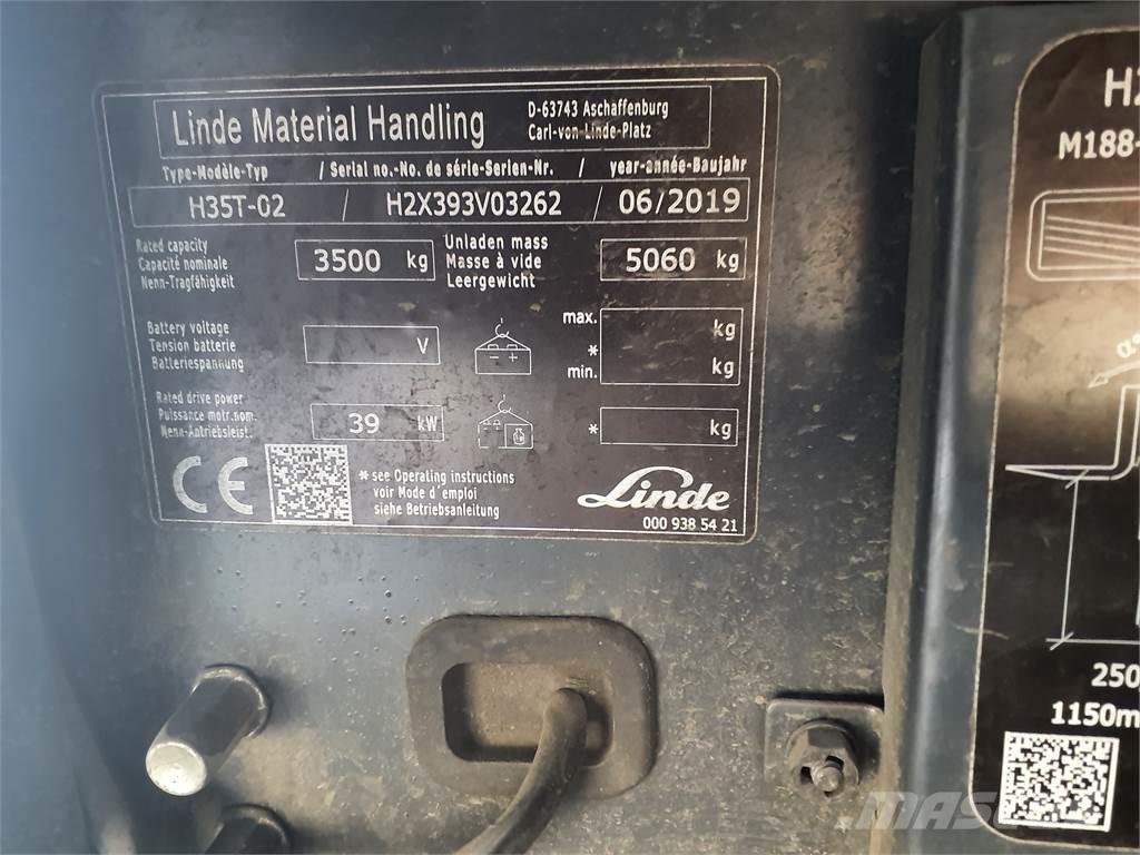 Linde H35T Gázüzemű targoncák