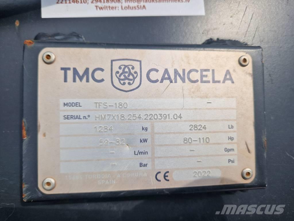 TMC Cancela TFS-180 Kardánhajtású ekék és Forgó-boronák