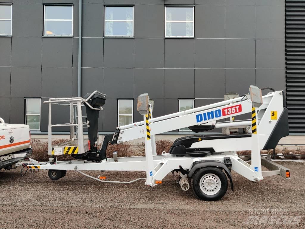 Dino 135 T Skylift Pótkocsira szerelt emelők és állványok