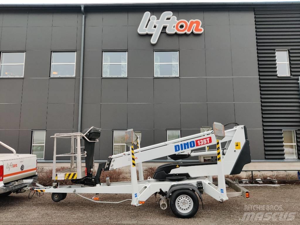 Dino 135 T Skylift Pótkocsira szerelt emelők és állványok