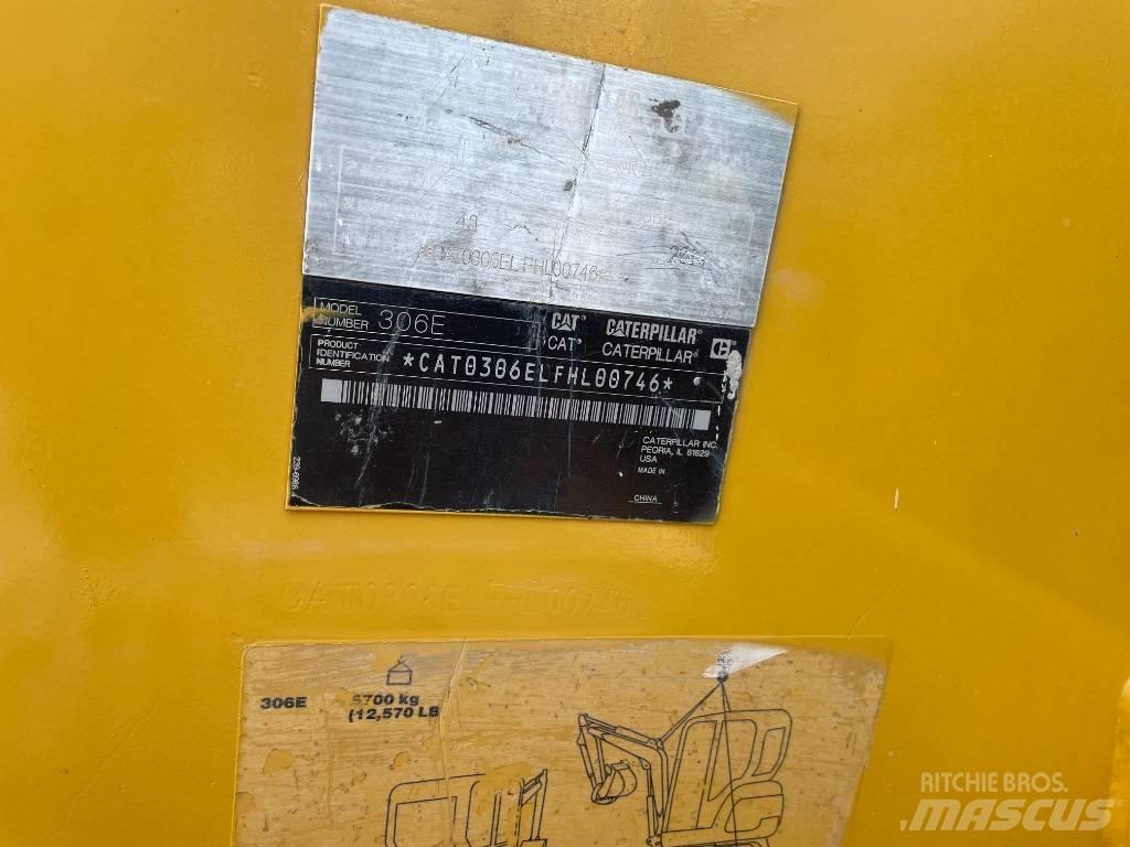 CAT 306E2 Mini kotrók < 7t