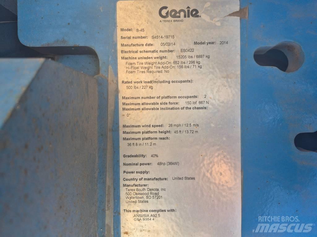Genie S 45 Teleszkópos emelők