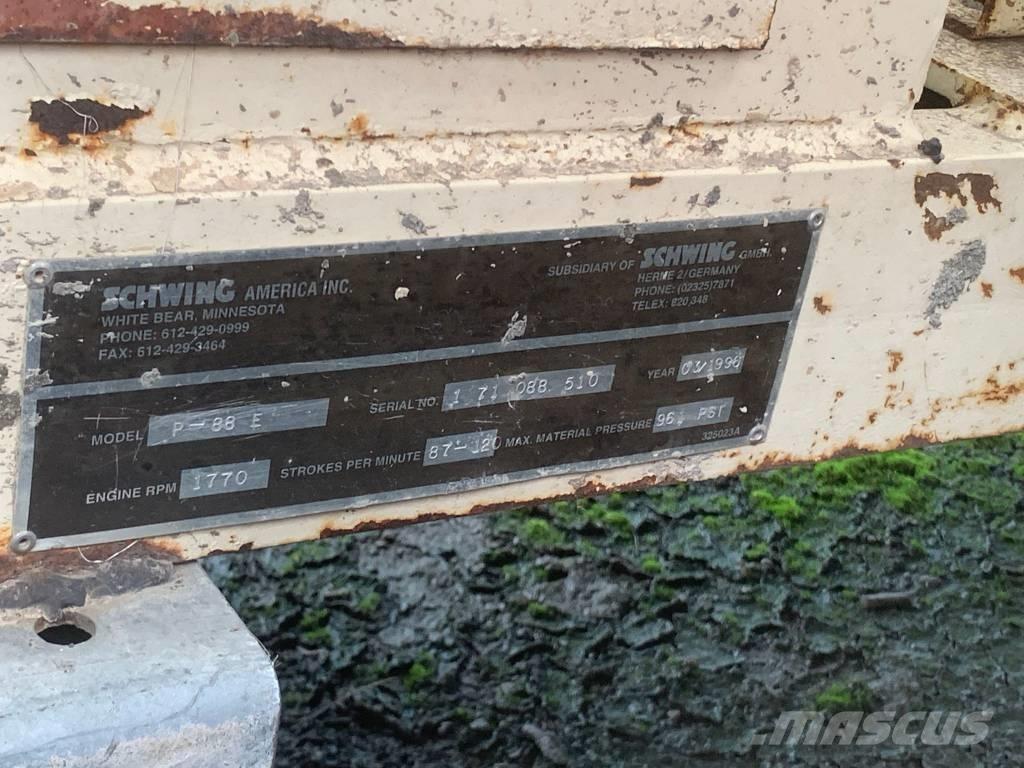 Schwing P88E Betonpumpák