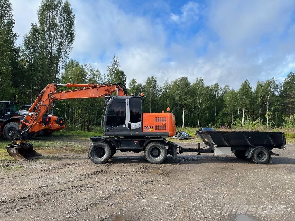 Hitachi ZX140W-3 Gumikerekes kotrók