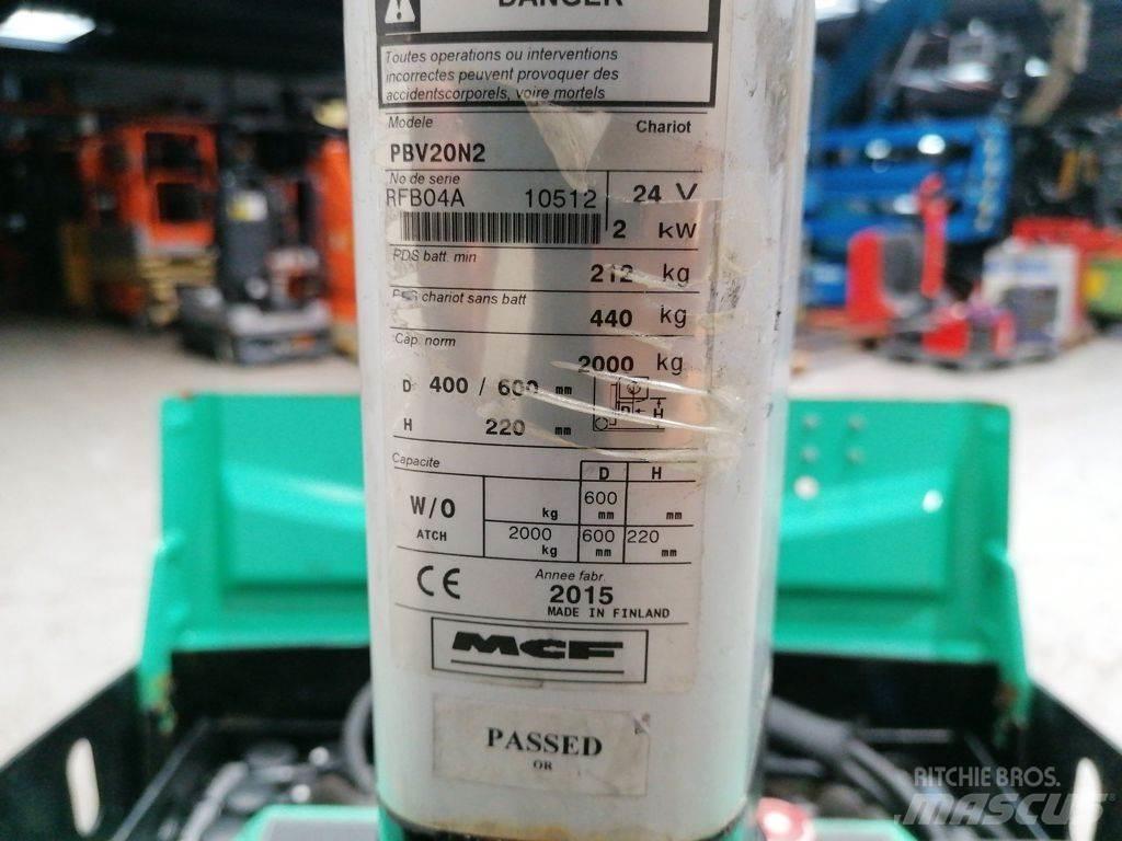Mitsubishi PBV20N2 Alacsony emelőkocsi