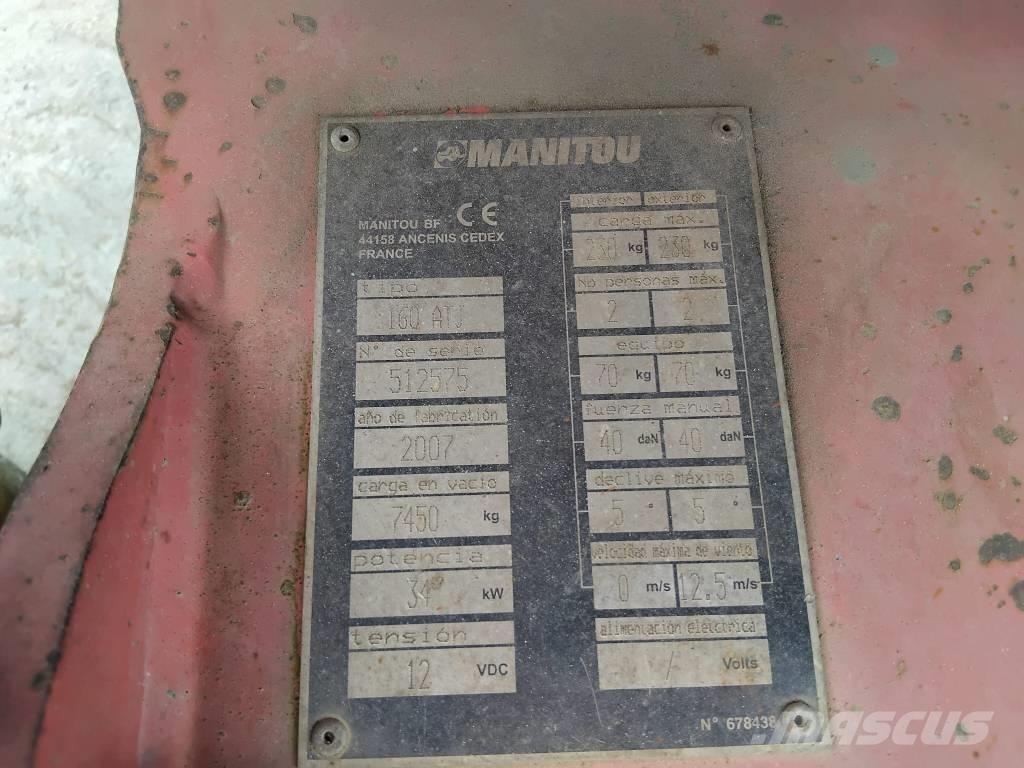 Manitou 160 ATJ Karos emelők