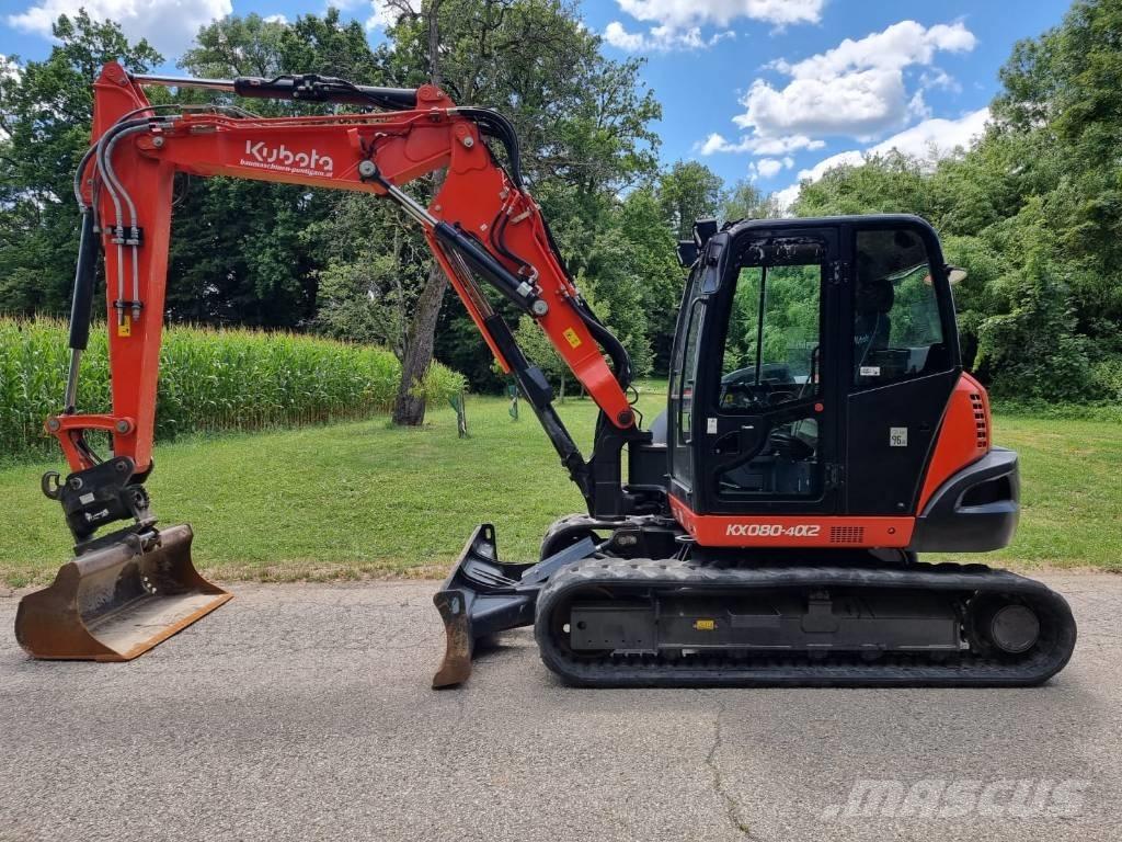 Kubota KX 080-4a2 Közepes (midi) kotrók 7 t - 12 t