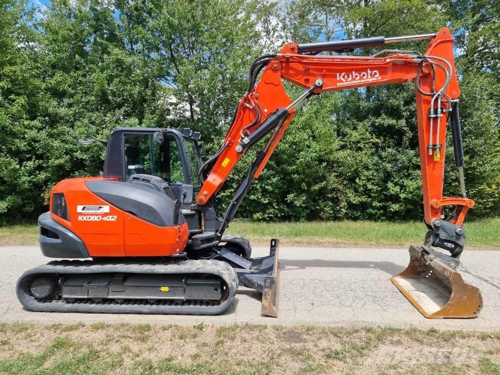 Kubota KX 080-4a2 Közepes (midi) kotrók 7 t - 12 t
