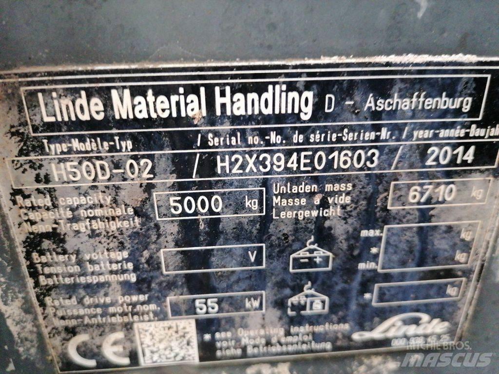 Linde H50D-02 Dízel targoncák