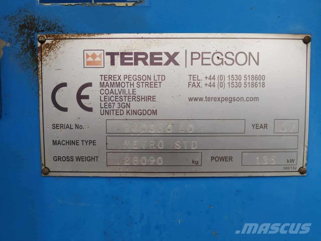 Terex Pegson Mobil törőgépek