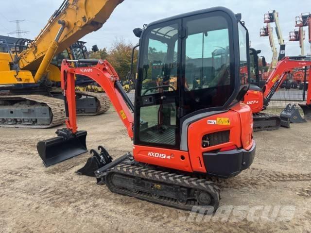 Kubota KX 019-4 Mini kotrók < 7t