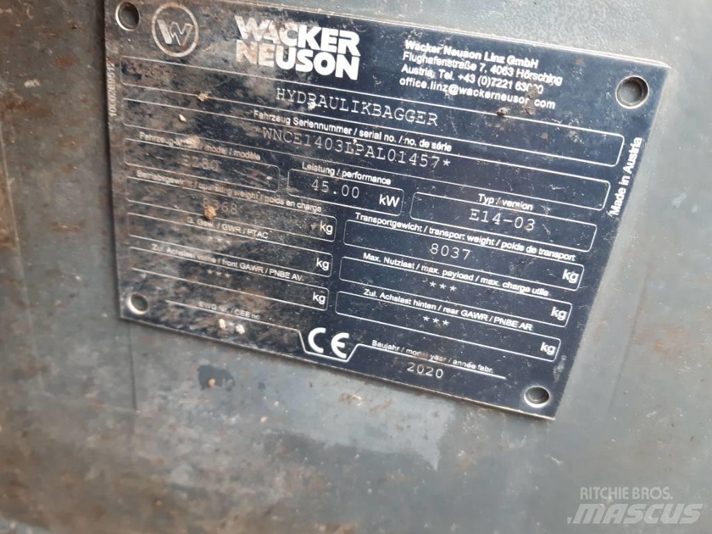Wacker Neuson EZ80 Lánctalpas kotrók