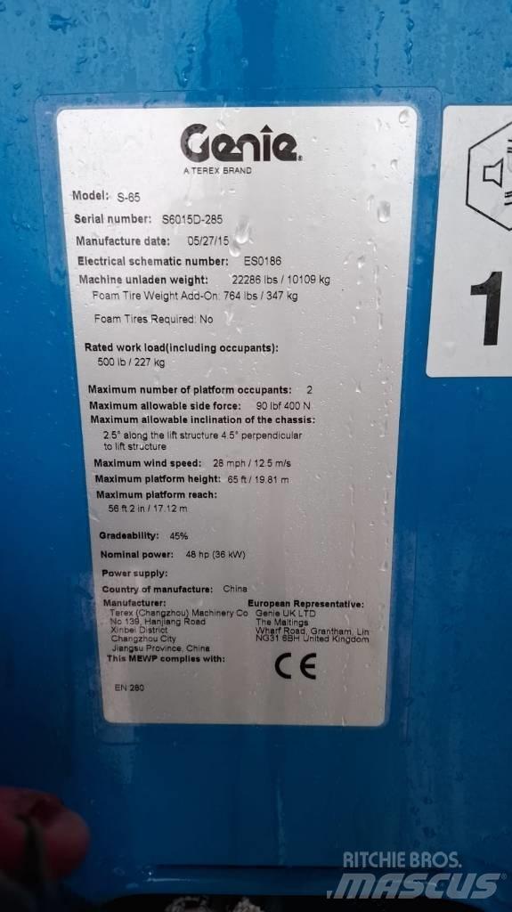 Genie S 65 Teleszkópos emelők