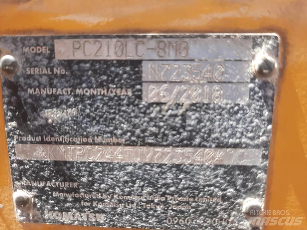 Komatsu PC 210 Lánctalpas kotrók