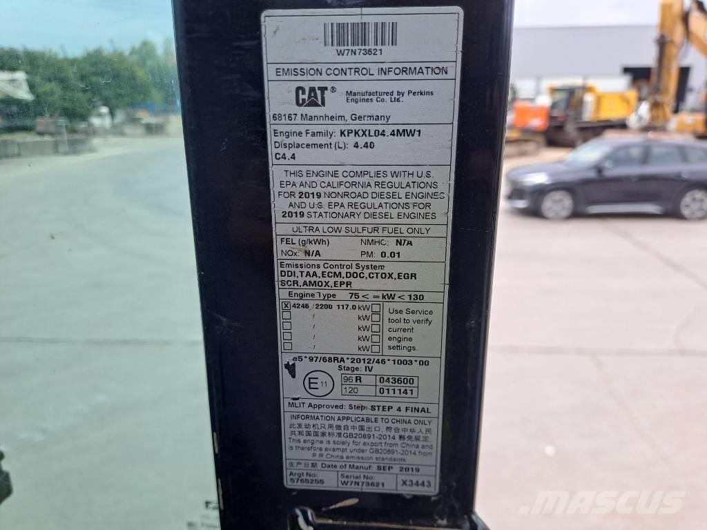 CAT M 315 F Gumikerekes kotrók