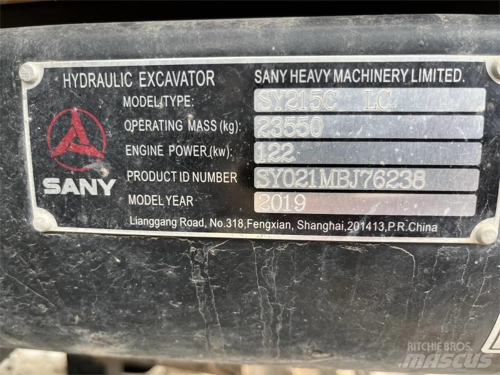 Sany SY215C Lánctalpas kotrók