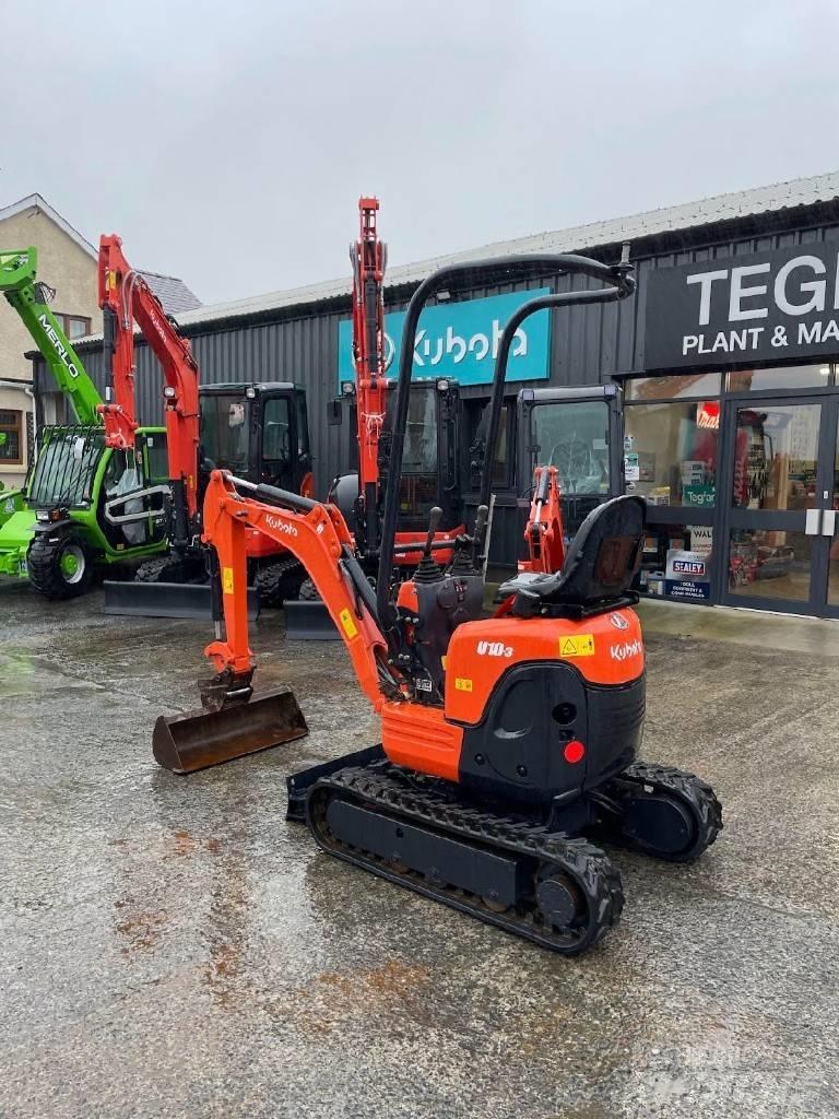 Kubota U 10-3 Mini kotrók < 7t